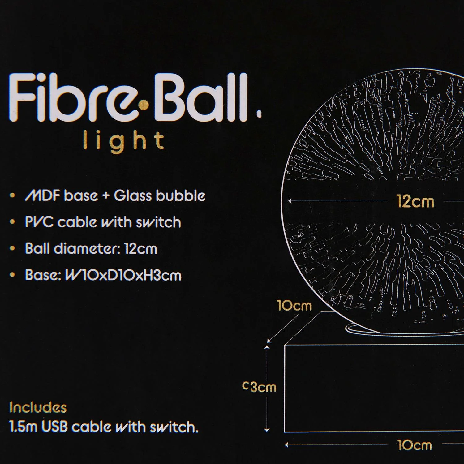 Fibre Light Ball - Image 4