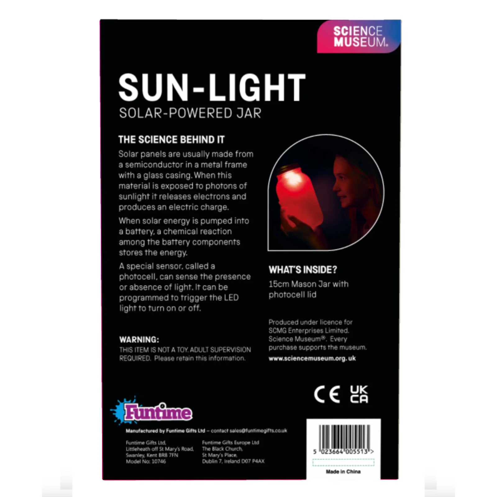 Science Museum Sun Light Jar - Image 10