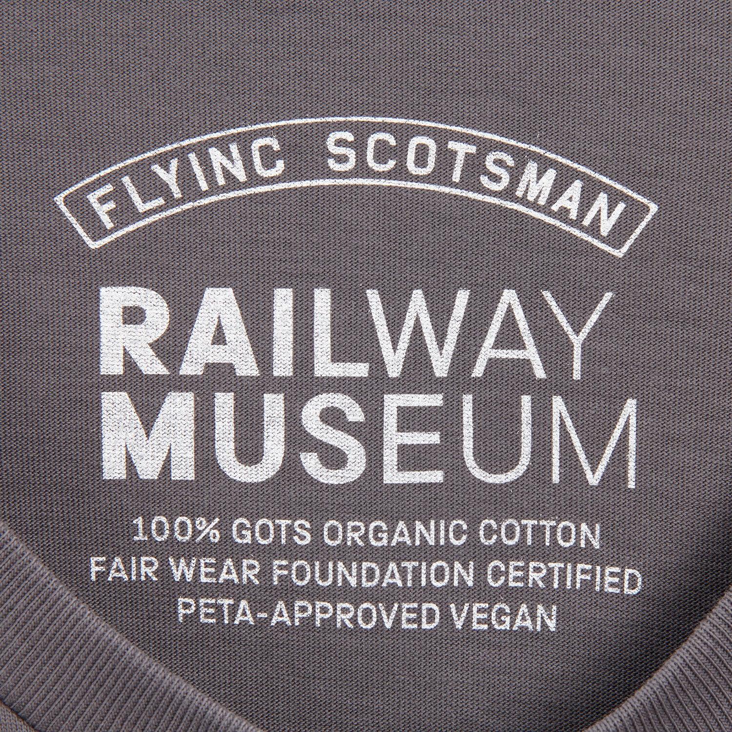 National Railway Museum Flying Scotsman Blueprint T-Shirt - Image 4