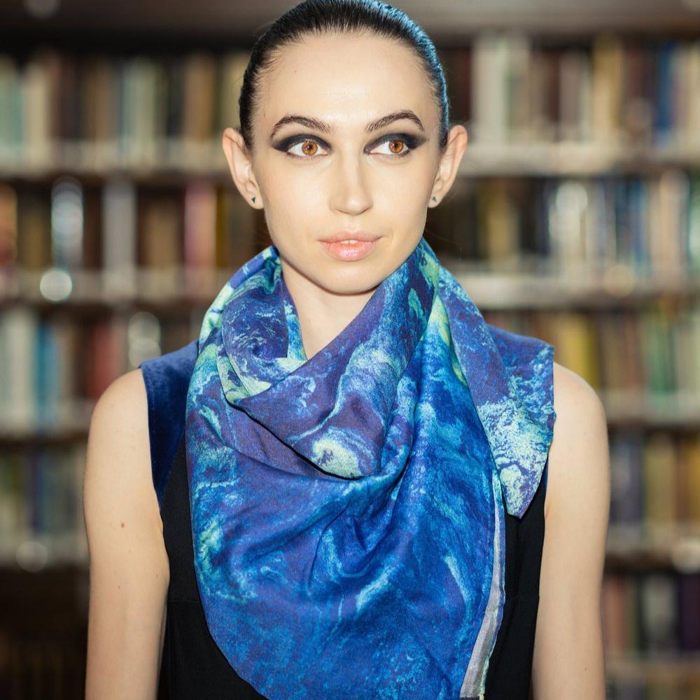 Bering ESA x TAMMAM Silk Scarf - Image 9
