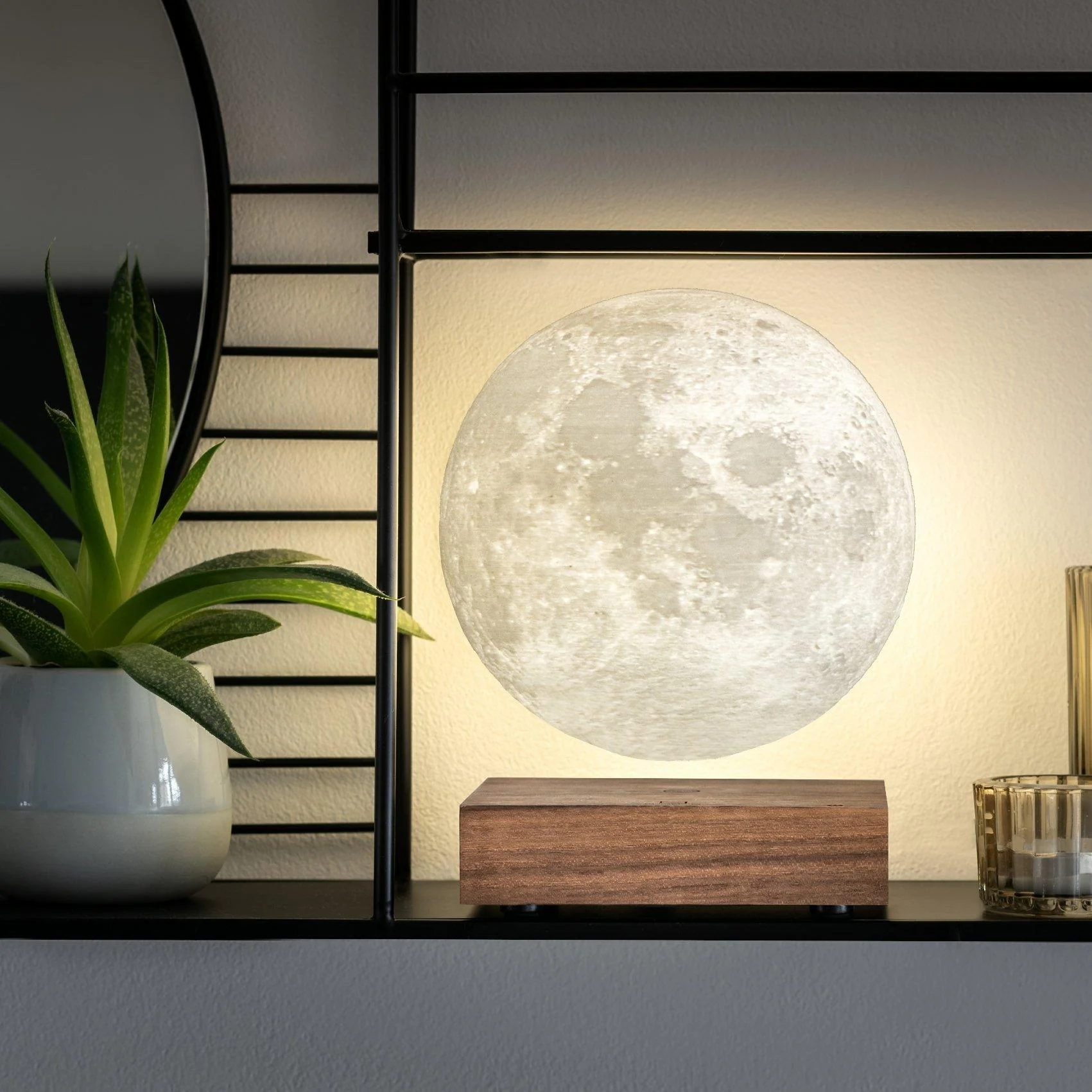 Gingko Design Smart Moon Lamp - Walnut - Image 7