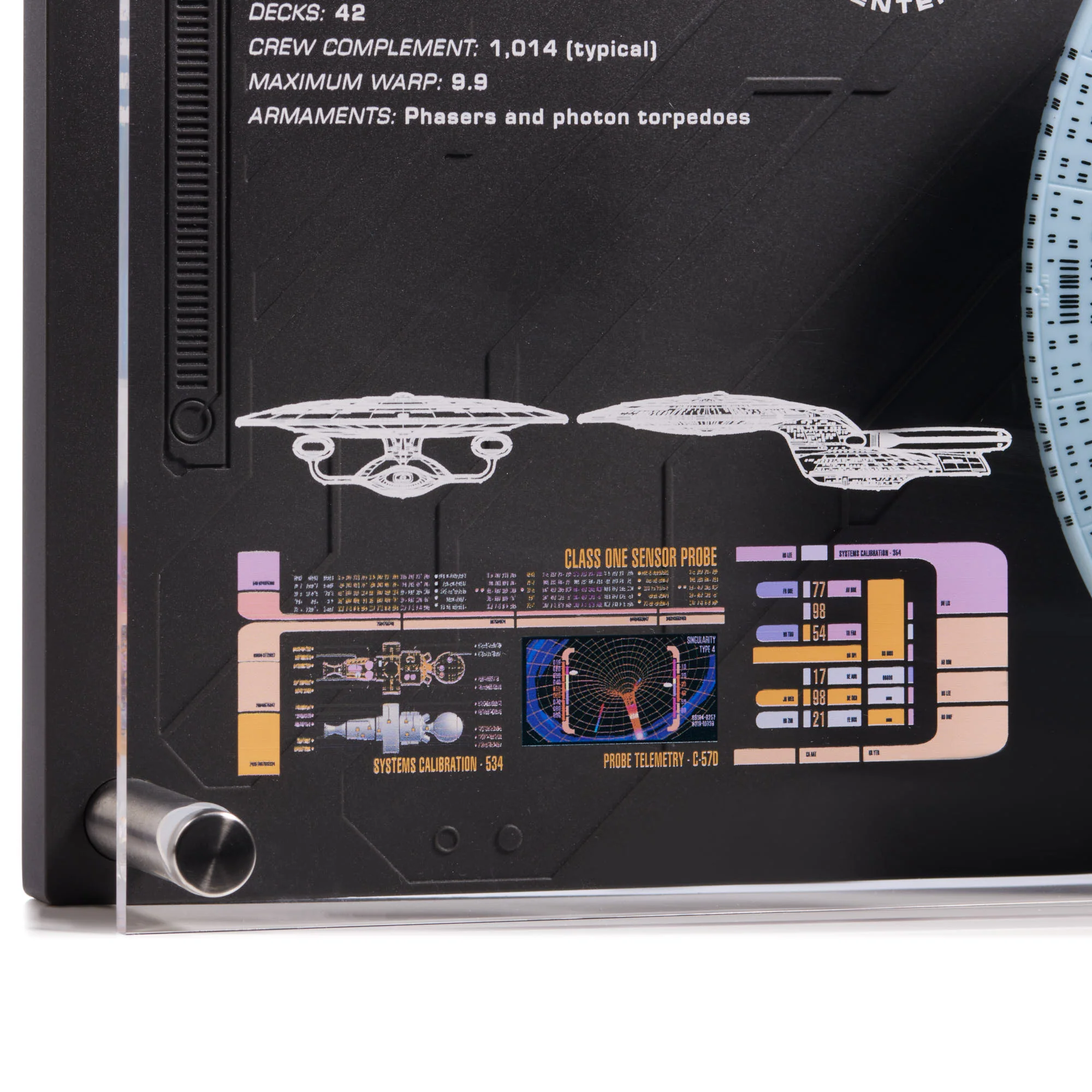 Star Trek Enterprise NCC 1701-D Plaque - Image 7